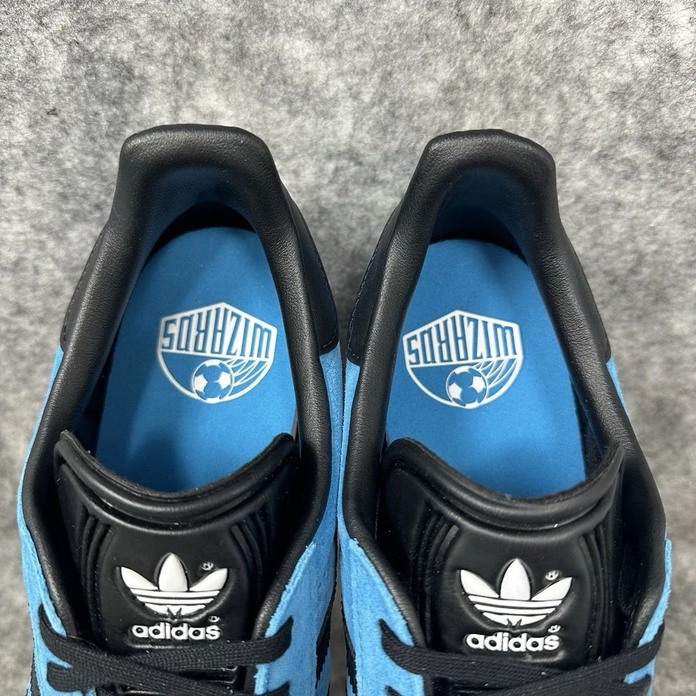 Sporting Kansas City X Adidas Gazelle Shoes Mens Sz 8.5 Blue IH2628 MLS Archive